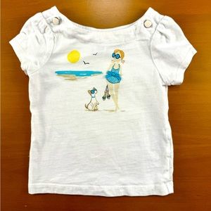 Janie and Jack beach tee